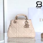 Túi Lady Dior 95.22 Small Bag Nude Beige Macrocannga Calfskin Best Quality