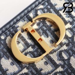 Túi Dior Small 30 Montaigne Bag Blue Oblique Jacquard Best Quality