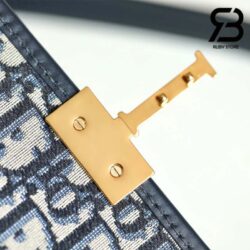 Túi Dior Small 30 Montaigne Bag Blue Oblique Jacquard Best Quality