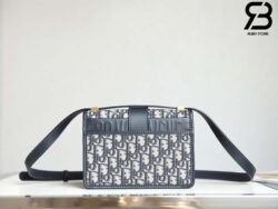 Túi Dior Small 30 Montaigne Bag Blue Oblique Jacquard Best Quality