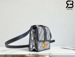 Túi Dior Small 30 Montaigne Bag Blue Oblique Jacquard Best Quality