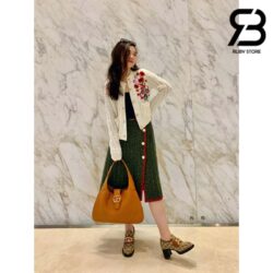 Túi Gucci Aphrodite Medium Shoulder Bag Nâu Leather Best Quality
