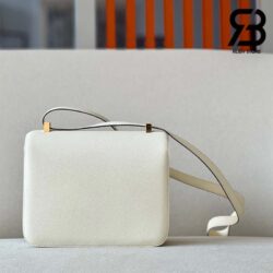 Túi Hermes Constance 24 Trắng Kem Craie Epsom Khóa Vàng Khâu Tay Best Quality