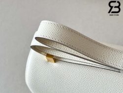 Túi Hermes Constance 24 Trắng Kem Craie Epsom Khóa Vàng Khâu Tay Best Quality