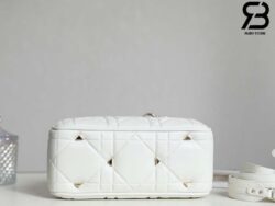 Túi Lady Dior 95.22 Small Bag Trắng Macrocannga Calfskin Best Quality