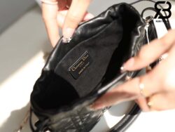 Túi Lady Dior Milly Mini Bag Black Cannage Lambskin Best Quality