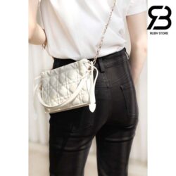 Túi Lady Dior Milly Mini Bag Latte Best Quality