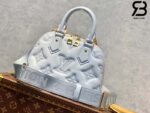 Túi LV Alma BB Xanh Glacier Calfskin Best Quality