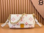 Túi LV Favorite Monogram Empreinte Bicolor Kem Hồng Trianon 21CM Best Quality