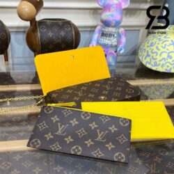 Túi LV Félicie Pochette Vivienne Monogram Yellow Best Quality