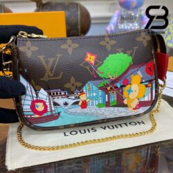 Túi LV Mini Pochette Accessoires Vivienne Monogram Red Best Quality