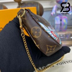 Túi LV Mini Pochette Accessoires Vivienne Monogram Red Best Quality