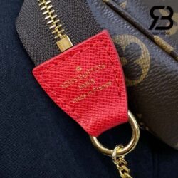 Túi LV Mini Pochette Accessoires Vivienne Monogram Red Best Quality