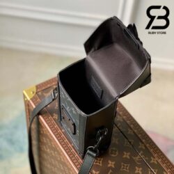 Túi LV Vertical Trunk Wearable Wallet Monogram Eclipse Đen Best Quality