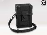Túi LV Vertical Trunk Wearable Wallet Taurillon Monogram Đen Best Quality