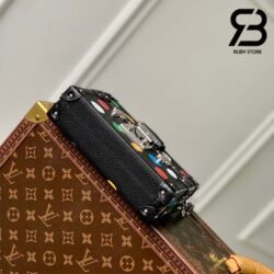 Túi LV x YK Petite Malle Đen Taurillon Multicolor Dots Best Quality