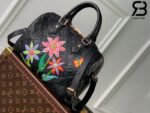 Túi LV x YK Speedy Bandoulière 25 Monogram Empreinte Đen Flower Best Quality
