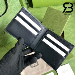 Ví Gucci Bestiary Bee GG Supreme Bi-Fold Wallet Black Best Quality