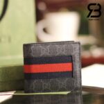 Ví Gucci GG Supreme Wed Bi-Fold Wallet Black Best Quality