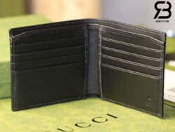 Ví Gucci Kingsnake Print GG Supreme Bi-Fold Wallet Beige Best Quality