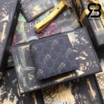 Ví Gucci Tiger GG Supreme Bi-Fold Wallet Black Best Quality