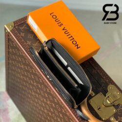 Ví LV Clémence Wallet Monogram Empreinte Bicolor Đen Be Best Quality