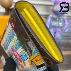 Ví LV Sarah Wallet Vivienne Monogram Yellow Best Quality