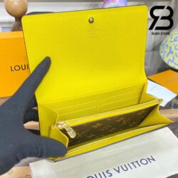 Ví LV Sarah Wallet Vivienne Monogram Yellow Best Quality