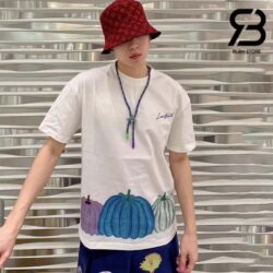 Áo Thun LV x YK Pumpkins T-Shirt Faces Best Quality