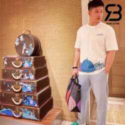 Áo Thun LV x YK Pumpkins T-Shirt Faces Best Quality