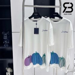 Áo Thun LV x YK Pumpkins T-Shirt Faces Best Quality