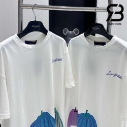 Áo Thun LV x YK Pumpkins T-Shirt Faces Best Quality