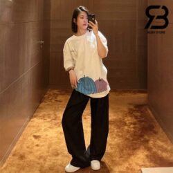 Áo Thun LV x YK Pumpkins T-Shirt Faces Best Quality
