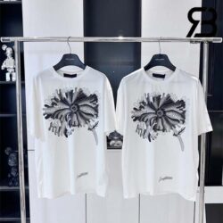 Áo Thun LV x YK Psychedelic Flower Regular T-Shirt Best Quality