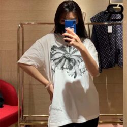 Áo Thun LV x YK Psychedelic Flower Regular T-Shirt Best Quality