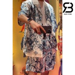 Quần LV Printed Nylon Swim Shorts Monogram Aquagarden Best Quality