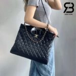 Túi Chanel 31 Large Shopping Bag Đen Shiny Crumpled Calfskin GHW Best Quality