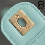 Túi Chanel Small Vanity Case Blue Tweed Lambskin 12CM Best Quality