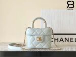 Túi Chanel Small Vanity Case Light Blue Lambskin 12CM Best Quality