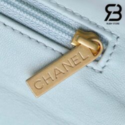 Túi Chanel Small Vanity Case Light Blue Lambskin 12CM Best Quality