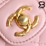 Túi Chanel Small Vanity Case Light Pink Lambskin 12CM Best Quality