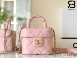 Túi Chanel Small Vanity Case Light Pink Lambskin 12CM Best Quality