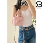 Túi Chanel Small Vanity Case Light Pink Lambskin 12CM Best Quality