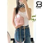 Túi Chanel Small Vanity Case Light Pink Lambskin 12CM Best Quality