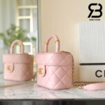Túi Chanel Small Vanity Case Light Pink Lambskin 12CM Best Quality