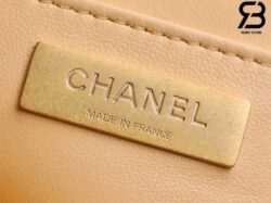 Túi Chanel Small Vanity Case Orange Tweed Lambskin 12CM Best Quality