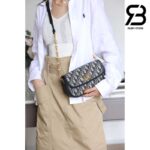Túi Dior 30 Montaigne Avenue Blue Dior Oblique Jacquard Best Quality