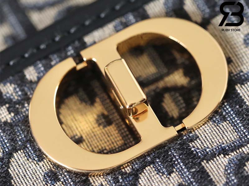 Túi Dior 30 Montaigne Avenue Blue Dior Oblique Jacquard Best Quality