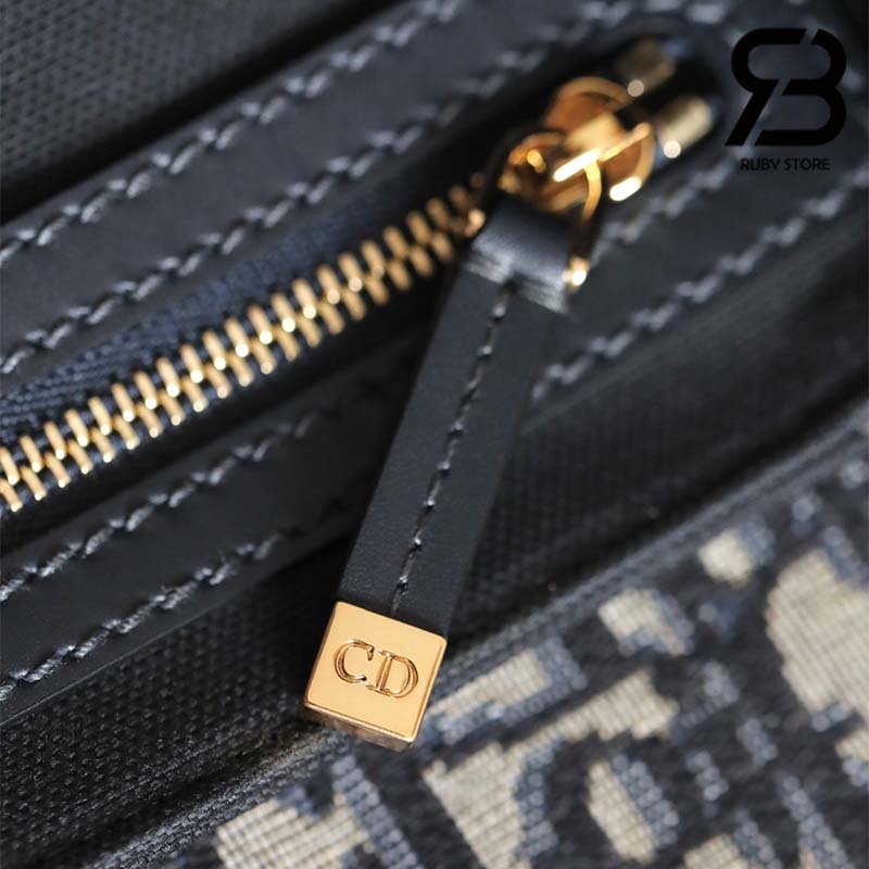Túi Dior 30 Montaigne Avenue Blue Dior Oblique Jacquard Best Quality