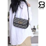 Túi Dior 30 Montaigne Avenue Blue Dior Oblique Jacquard Best Quality